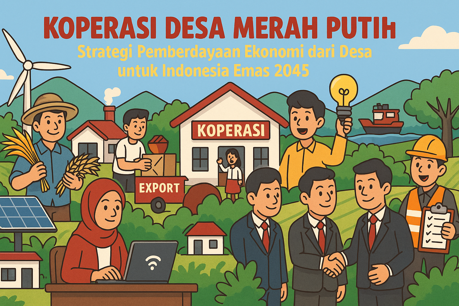 koperasi-desa-merah-putih-strategi-pemberdayaan-ekonomi-dari-desa-untuk-indonesia-emas-2045
